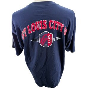 Mitchell & Ness St Louis City SC MLS Soccer Tee Shirt Mens Large NEW‎